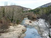 Boucle Barret-sur-Méouge via St-Pierre-Avez  Autre vue sur la Méouge