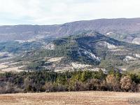 Boucle Barret-sur-Méouge via St-Pierre-Avez  Vue vers l'Ouest et les crêtes de Chabre