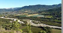 Vue sur la vall&eacute;e du Buech