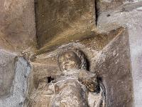 Château de Pierre de Glandevès (XIVe)  Figure mythologique dans l'escalier 8/10