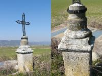 Croix  Dabisse - Les Petits Camps - Croix dans la campagne - Jubilé de 1876 (Alpes de Ht Provence)