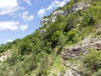 Gorges de la Méouge  Vue vers l'Est depuis le sentier