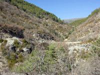 Gorges de la Méouge - Barret sur Méouge via St Pierre Avez  La D 942 qui longe les gorges