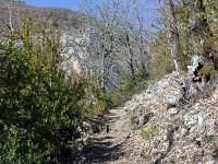 Gorges de la Méouge - Barret sur Méouge via St Pierre Avez  Le sentier