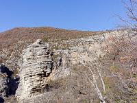 Gorges de la Méouge - Barret sur Méouge via St Pierre Avez  Le Rocher du Château