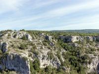 Tour des gorges d'Oppedette  Me voici de retour en bordure de falaise ...