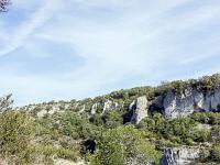 Tour des gorges d'Oppedette  Le sentier et vue vers le Nord ...