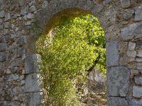 Gorges de Trévans  Abbaye fortifiée de Saint André (XIIIe) -  Entrée de la chapelle