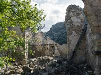 Gorges de Trévans  Abbaye fortifiée de Saint André (XIIIe) - Intérieur de la chapelle 5/5
