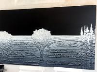 Grataloup - Ciel et Terre  Nocturne au Jardin des Plantes 184 x 95 cm (2012)