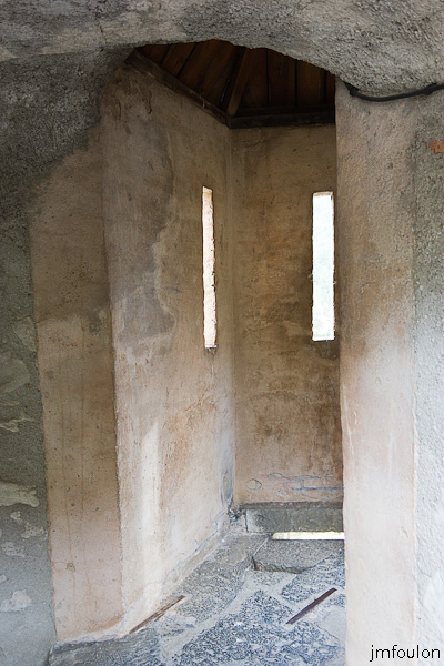 fort-savoie-031.jpg - Colmars-les-Alpes - Le Fort de Savoie - Intérieur de l'échauguette.