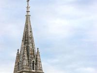Gap  Clocher de la cathédrale ND et St Arnoux. construite entre 1866 et 1904