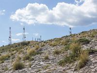 Crêtes de Lure  Les antennes civiles et militaires qui trônent au sommet de Lure
