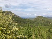 Ubac de Lure - septembre 2015  Vue vers le Nord/Est. A gauche, la montagne de Sumiou (1402m)
