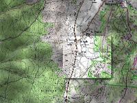 Paysages au Sud/Ouest du Forest d'Aubignosc  Situation géographique de la zone des prises de vues