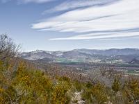 Rando au départ de Peipin  Vue vers l'Est depuis le PR des Côtes