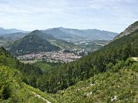 Rando - Grotte du Trou de l'Argent  Autre vue vers l'Ouest et Sisteron