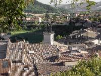 Sisteron - Alpes de Haute Provence  Vue sur la tour de l'Horloge, les Marres et au loin le quartier du Gand