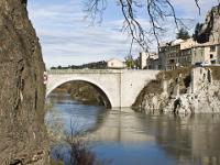 Sisteron - Un autre regard  La Durance et le pont de la Baume