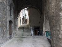 Sisteron- Andrônes, couverts et ruelles en escalier  Quartier de Bourg-Reynaud - Andrône reliant la rue Fond Chaude à la rue Saunerie