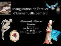 Inauguration de l'atelier d'Emmanuelle Bernard - St Vincent sur Jabron 22/10/16