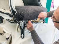 Journées Européennes des Métiers d'Art - Sisteron  Christophe Ponsard - Restauration de fauteuil