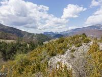 Lachau - Tour de la montagne du Riable  Vue vers le Nord
