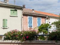 Laragne-Montéglin  Quartier de Bourg Reynaud depuis le jardin du Moulin ...