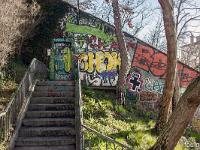 Lyon - 3 janvier 2024  Lyon - Croix-Rousse - Escalier Mnt Leutenant Allouche ...