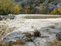 La Méouge  Au niveau de la cascade