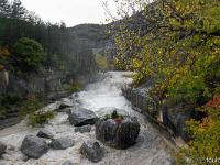 La Méouge  Au niveau de la cascade