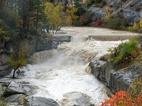 La Méouge  Au niveau de la cascade