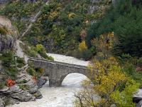 La Méouge  Au niveau du pont roman
