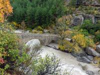 La Méouge  Au niveau du pont roman