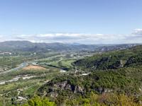 Montgervis  Vue sur la vallée de la Durance