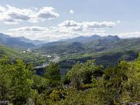 Montgervis  Vue sur la vallée du Jabron