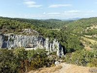 Oppedette  Fin des gorges d'Oppedette (Nord)