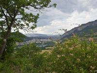 Montagne de Briasc  Vue sur Sisteron et la vallée de la Durance depuis la montagne de Briasc