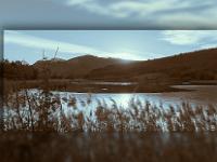 Paysages 04 et 05  Lac de Mison au couchant - Haute Provence