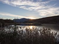 Paysages 04 et 05  Lac de Mison au couchant - Haute Provence