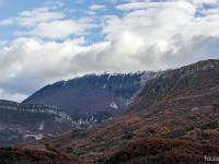 Vallée du Jabron  Premières neiges sur les crêtes de Lure 1/2