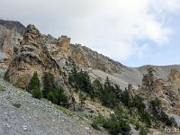 Queyras - Hautes Alpes  La Casse Déserte au sud du col d'Isoard