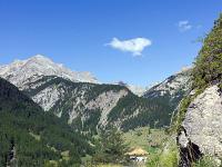 Lac de Roue  Vue sur le sentier