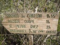 Rando -Gorges de la Méouge  Direction le Rocher du Château, curiosité géologique ! ...