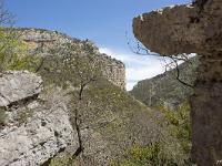 Rando -Gorges de la Méouge  Vue sur les gorges depuis le Rocher du Château.