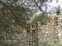 Boucle via le Pas de l'Essaillon  Mur Ouest de la chapelle (intérieur)
