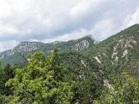 Boucle via le Pas de l'Essaillon  Vue sur la montagne de l'Ubac au Nord