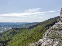 Pic et crête de Saint Cyr  Vue vers l'Est