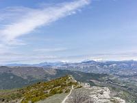 Pic et crête de Saint Cyr  Vue vers le Nord
