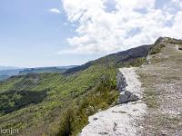 Pic et crête de Saint Cyr  Vue vers le Sud/Est